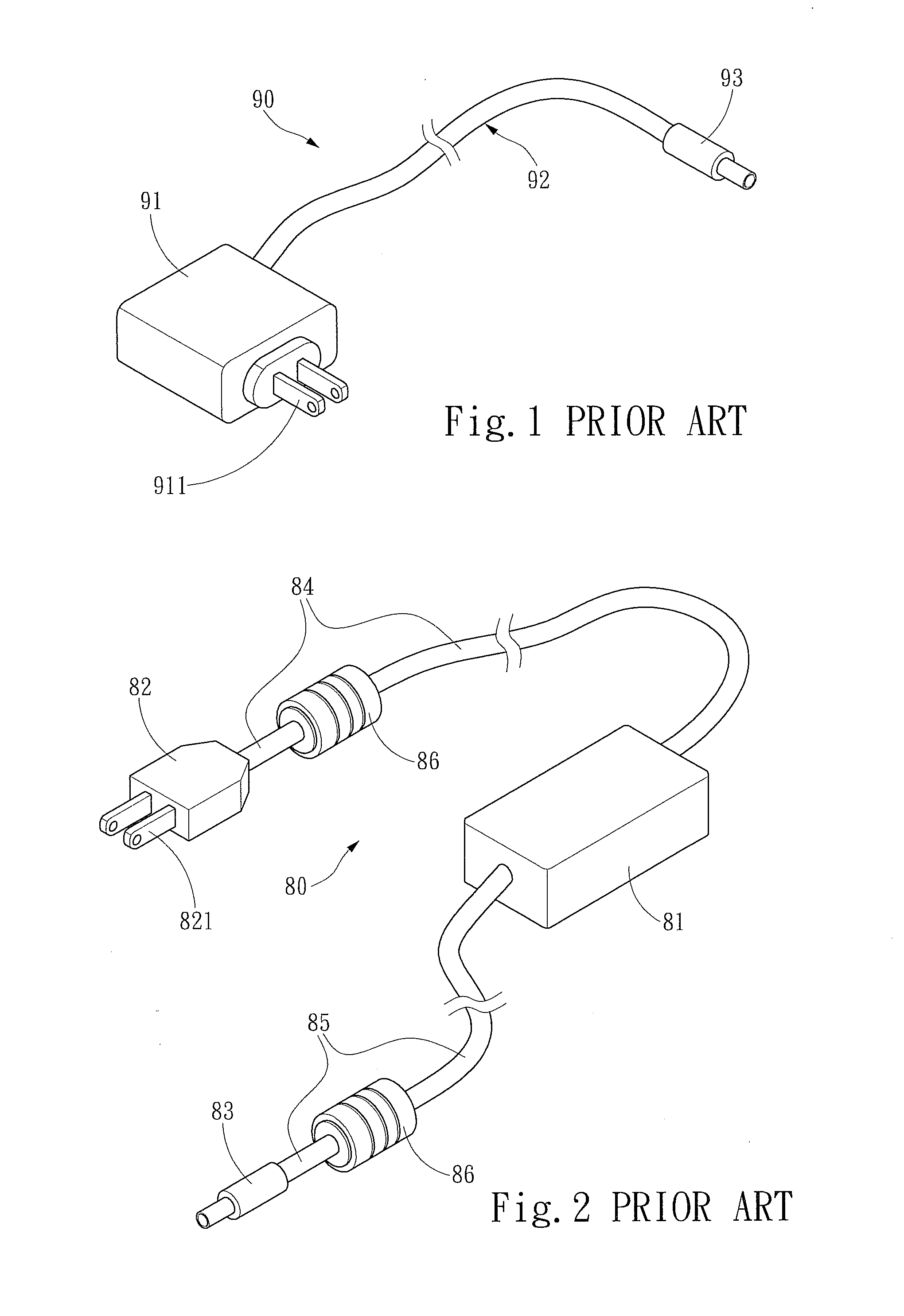 Adapter connection structure