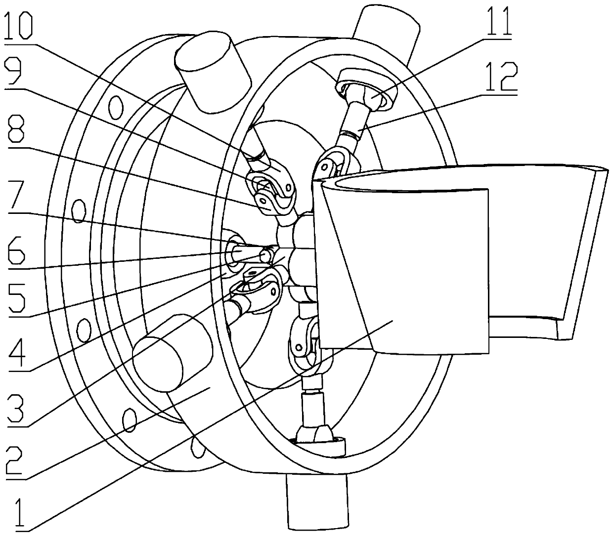 Damping mechanism and buffer cylinder type flexible connecting device