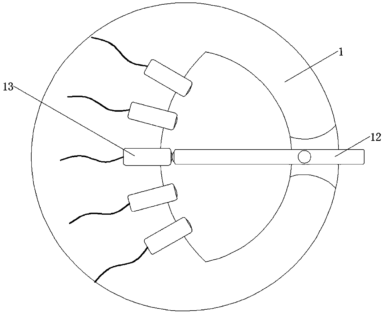 Magnetic pneumatic clamping type core picking clamp for engineering quality