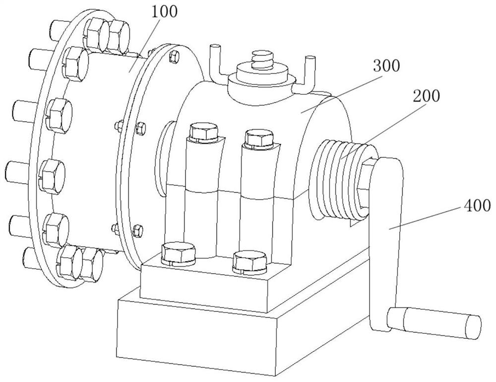 A quick-connect device suitable for heavy-duty rotary joints