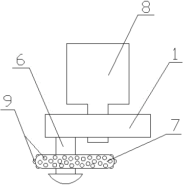 Belly massaging device