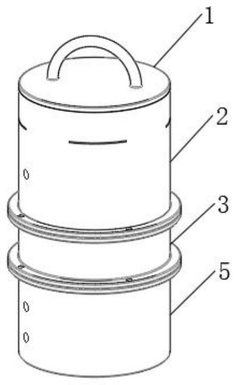 Steady-state flow resistance measuring cylinder for porous sound absorption material