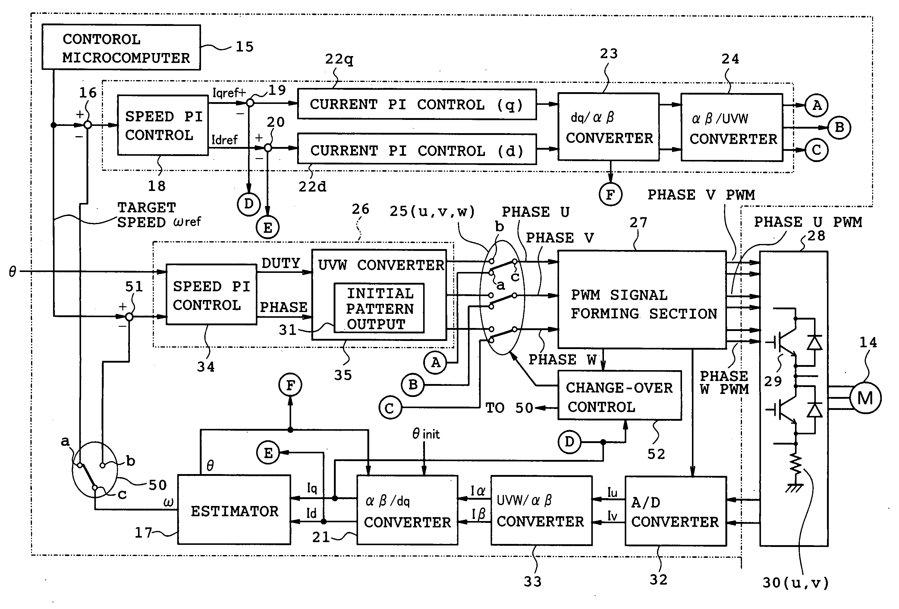 Inverter for washing machine and inverter of washing machine-dryer