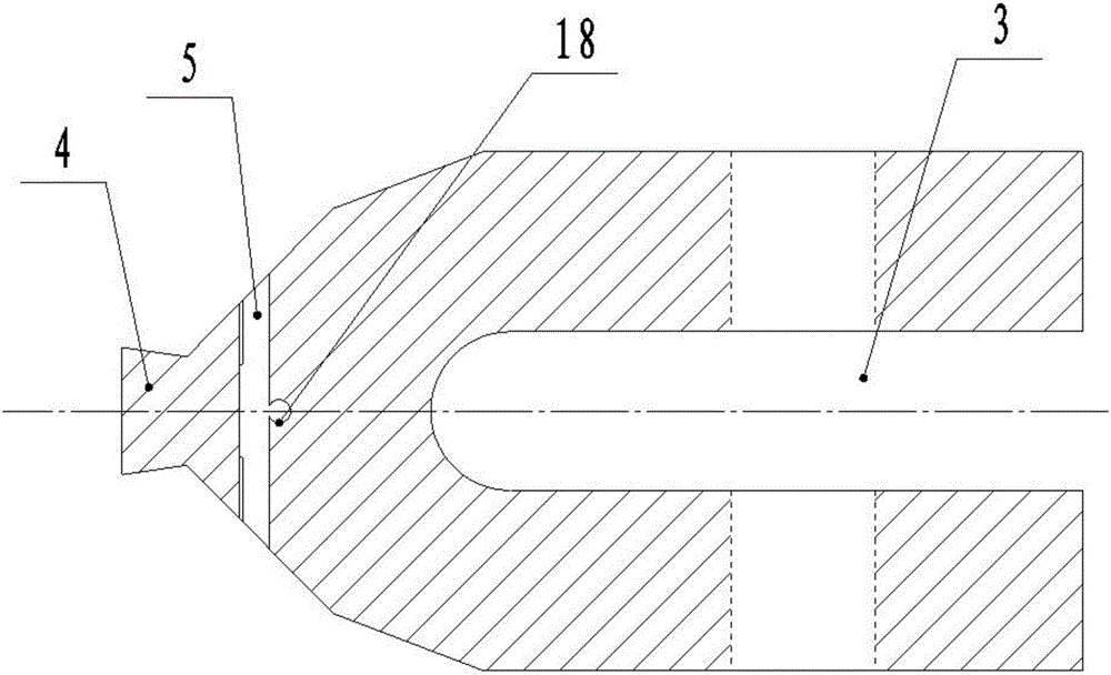 Combination type excavator bucket tooth and die-forging method for tooth tip of combination type excavator bucket tooth