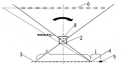 Double-phase driving synchronization method of cracking furnace tube outer wall temperature measurer