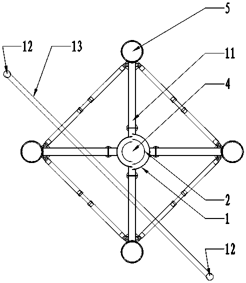 Vertical compression resistance and static load test method of 4000t class pile foundation