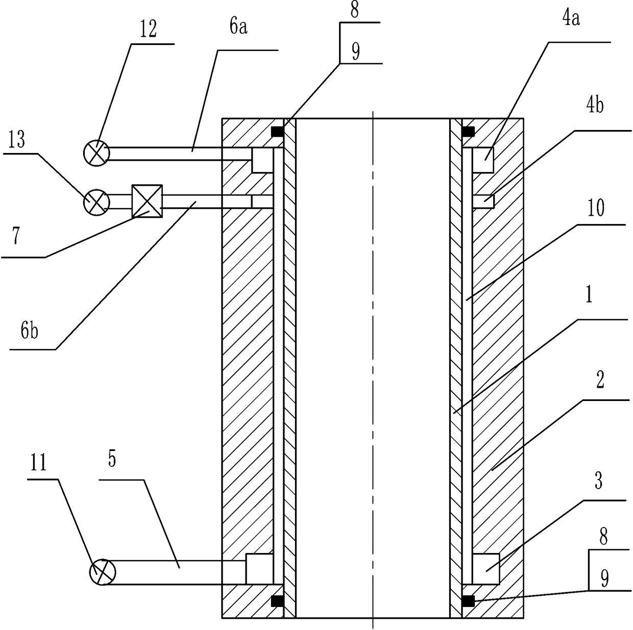 A continuous casting mold