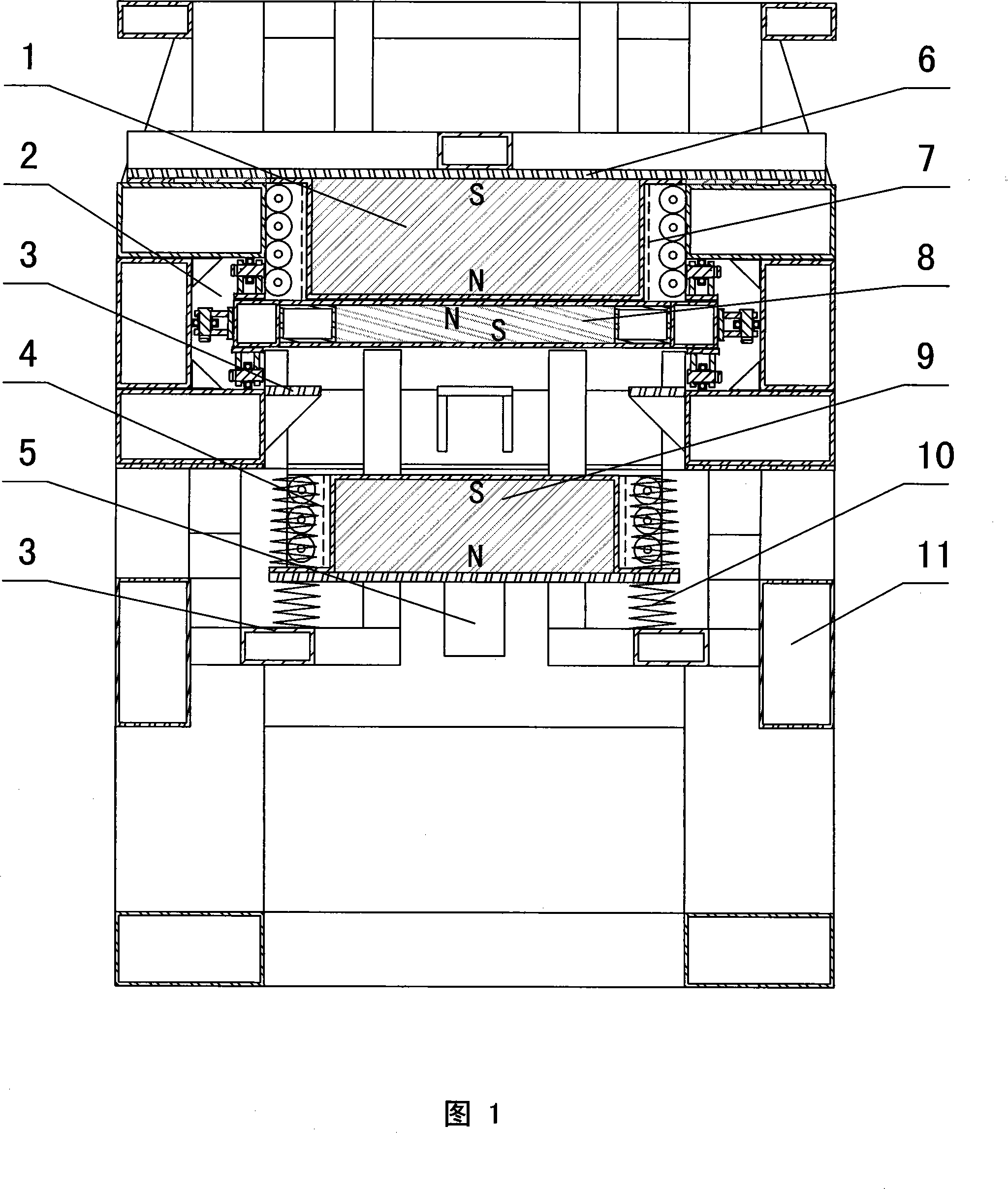 Magnetic source power machine