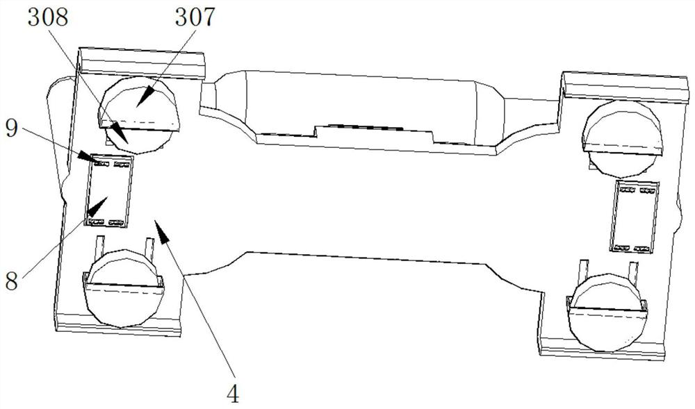 Rolling mold for installing door and window sealing rubber strips