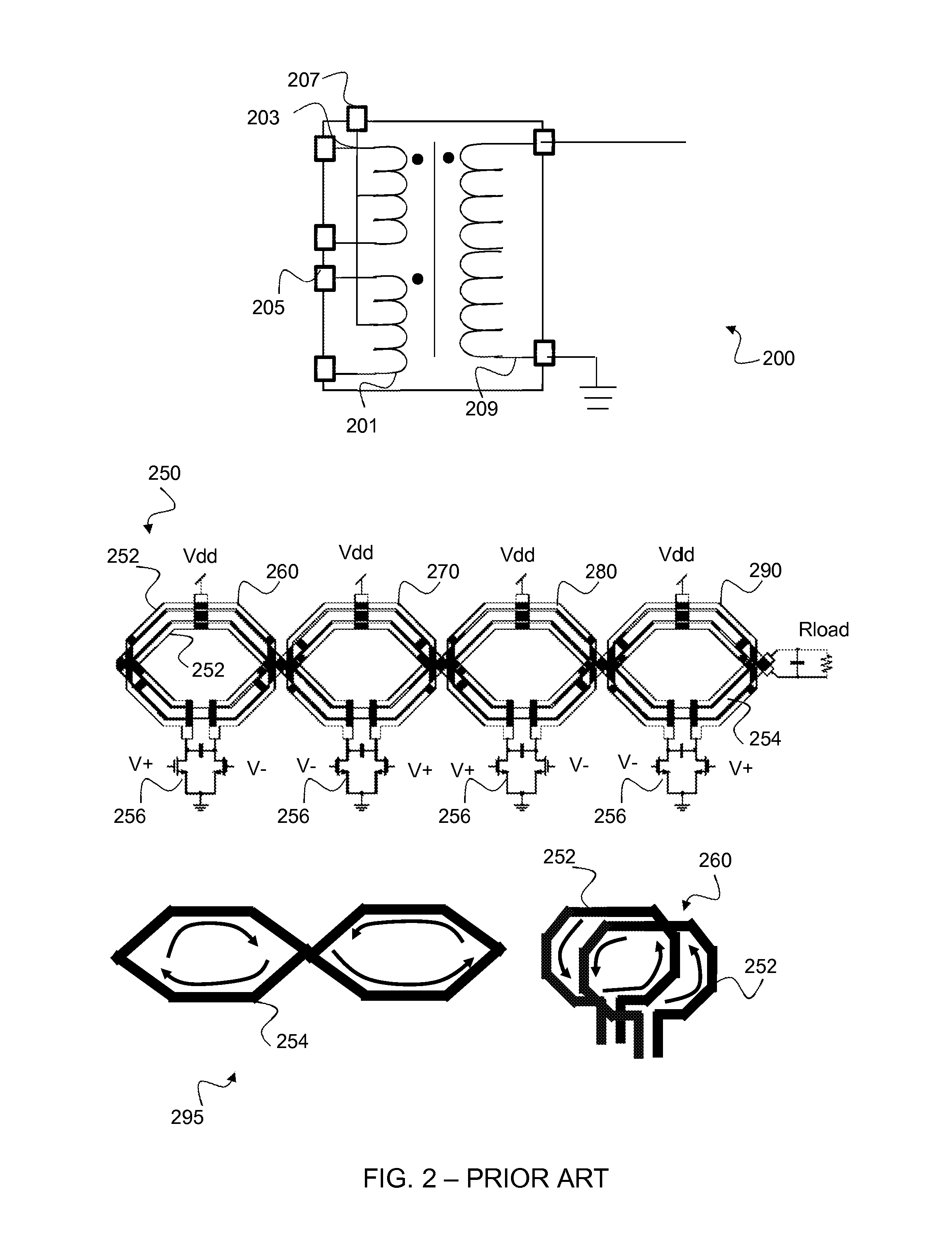 Radio frequency transmitter, power combiners and wireless communication unit therefor