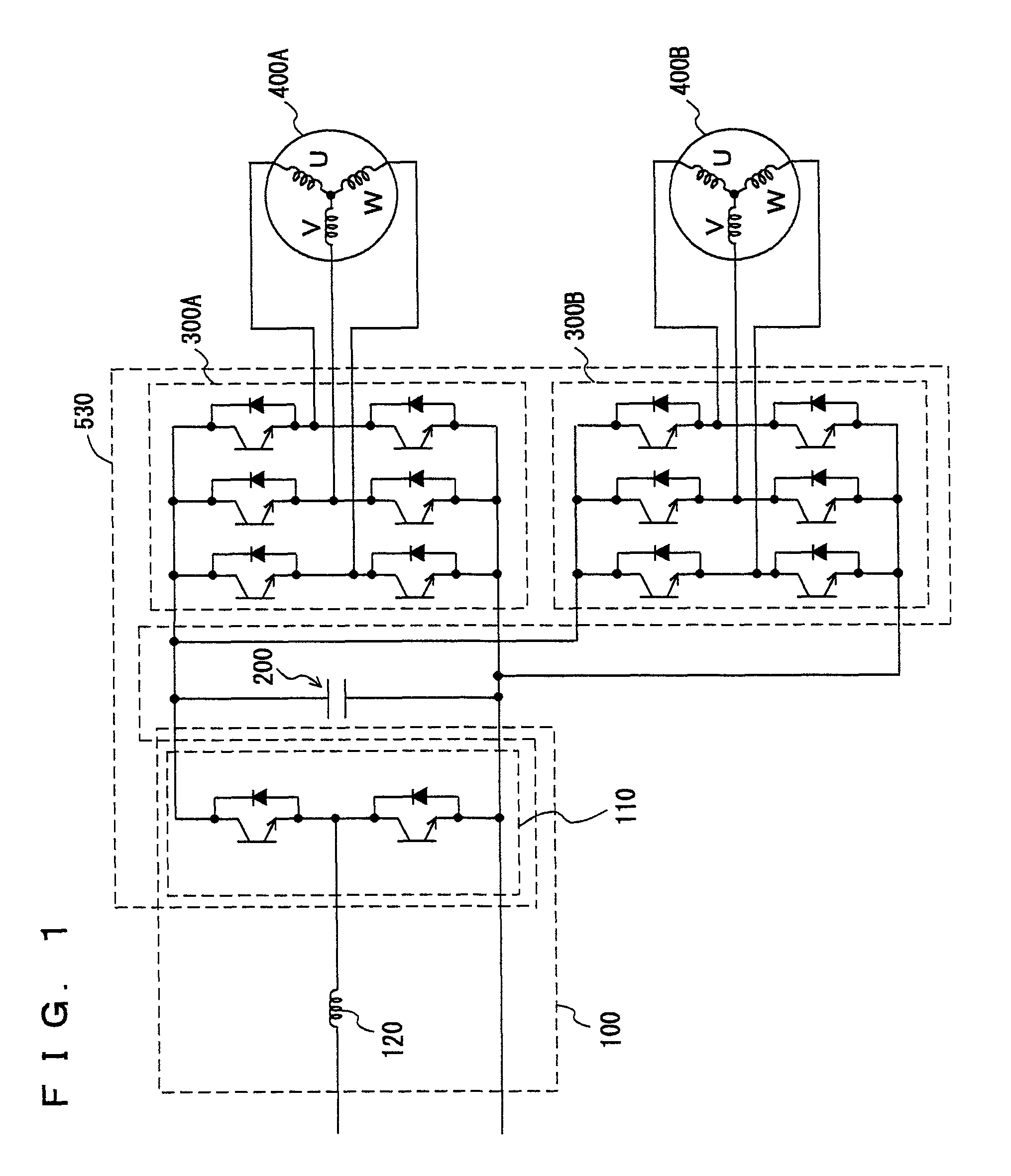 Electric unit having capacitor