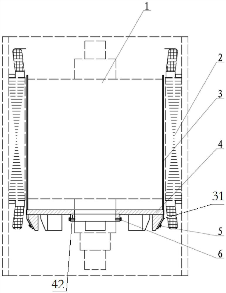 Permanent magnet motor assembling mould