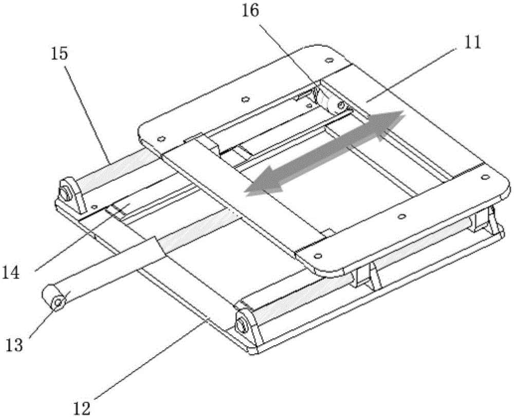 A sliding balance counterweight device and a crane