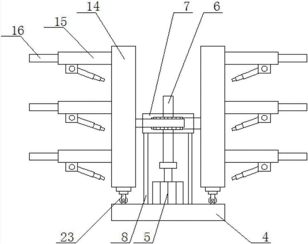 Single-pipe tower provided with concealed climb ladder