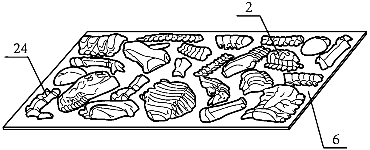 A stereoscopic jigsaw puzzle and a manufacturing method thereof