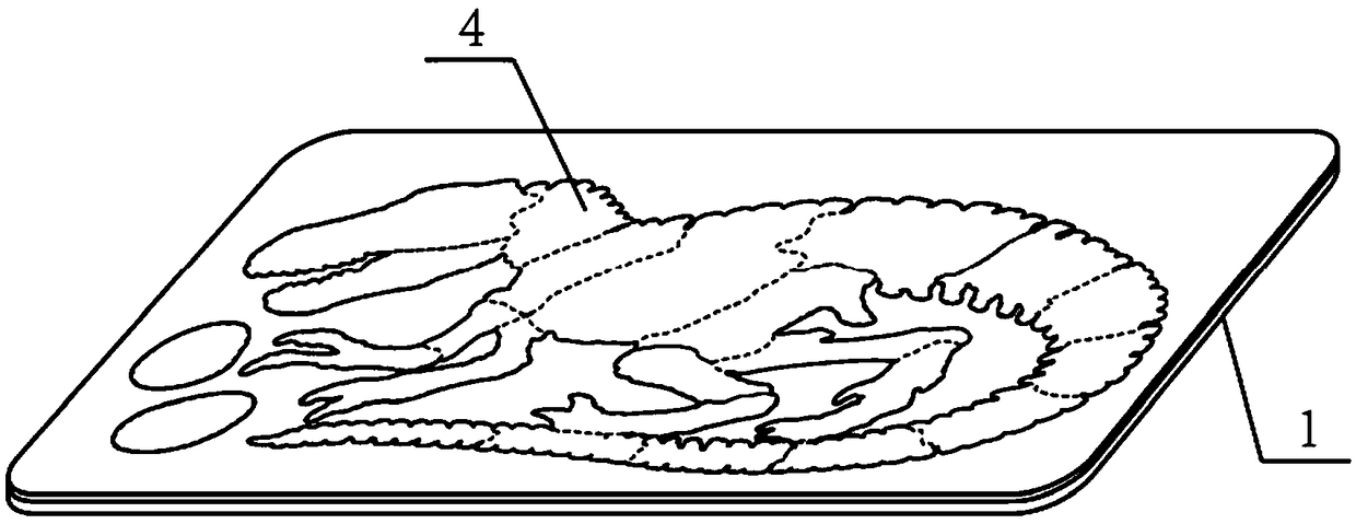 A stereoscopic jigsaw puzzle and a manufacturing method thereof