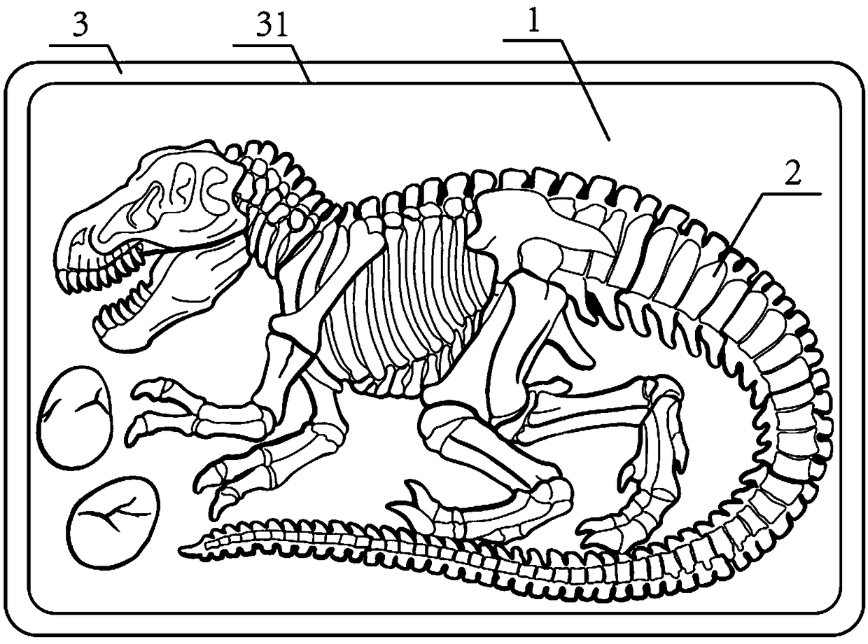 A stereoscopic jigsaw puzzle and a manufacturing method thereof