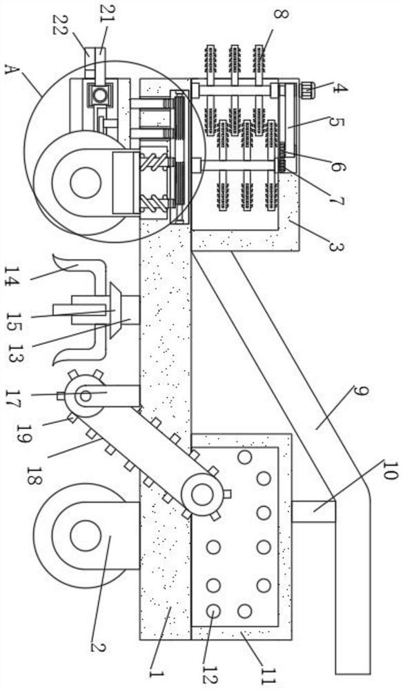 Straw smashing and returning residual film recycling bundling machine