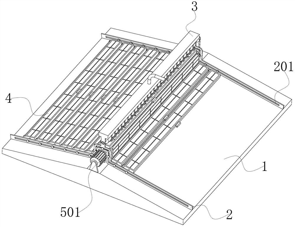 Solar roof for logistics warehouse based on new energy