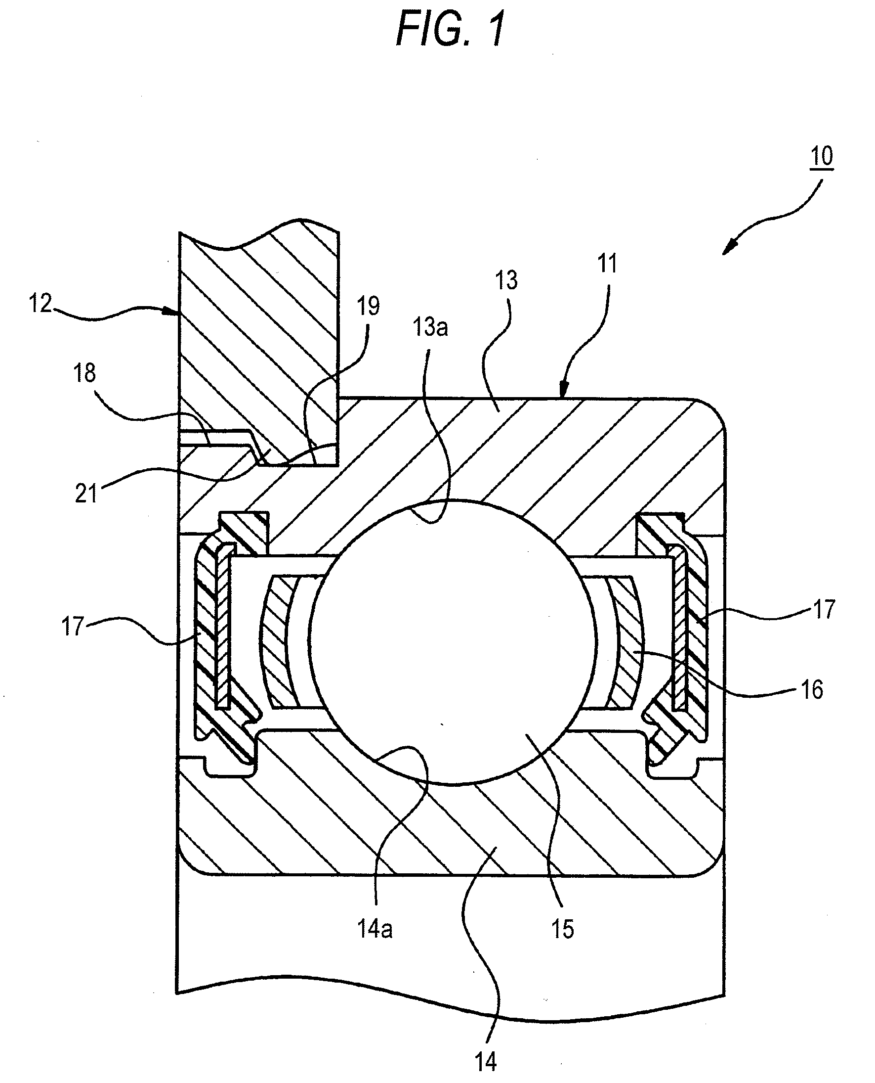 Assembling method of bearing unit