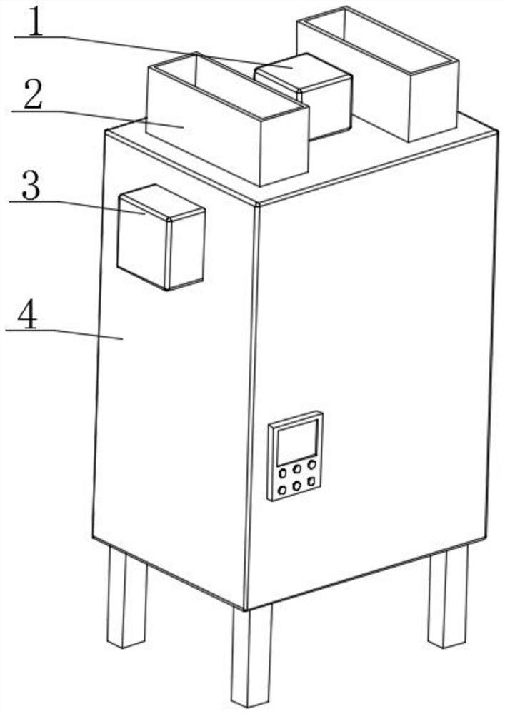 Wood chip briquetting device for wood product production