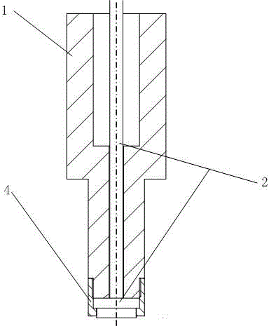 Dissimilar metal rivet welding connecting device, notch rivet and control method