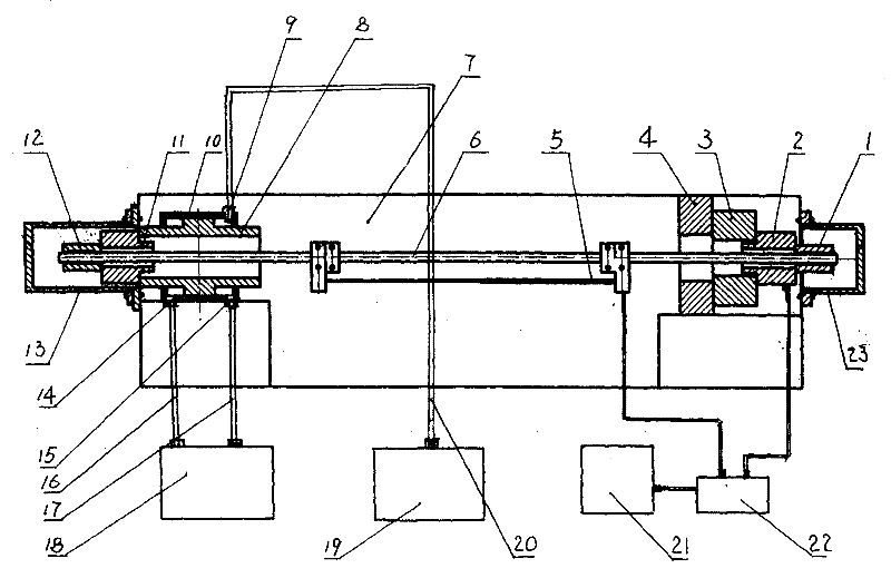 Test bench for prestressed anchor cable anchorage