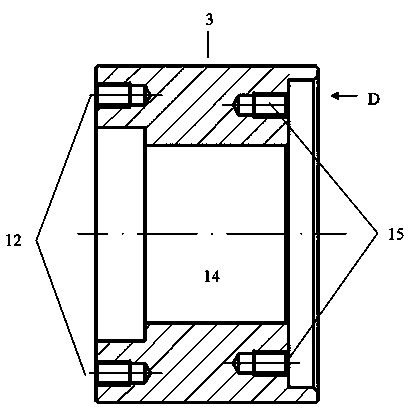 High-pressure self-oscillation oscillating impulse jet flow nozzle with continuous adjustable cavity length