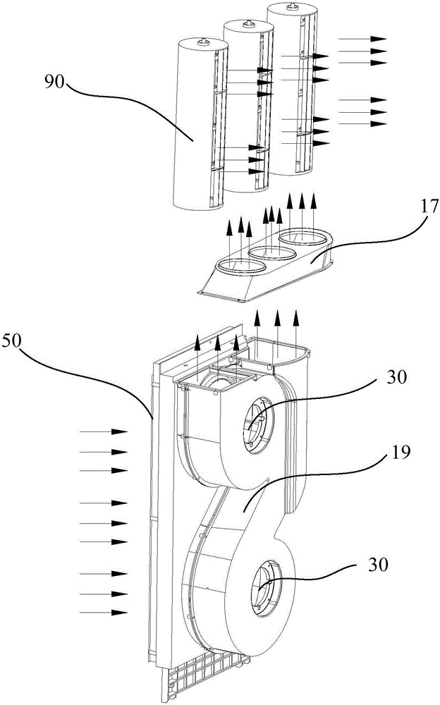 Cabinet air conditioner, air-conditioner and cabinet air conditioner air outlet control method