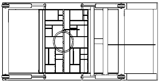 Brick laying device for grass path