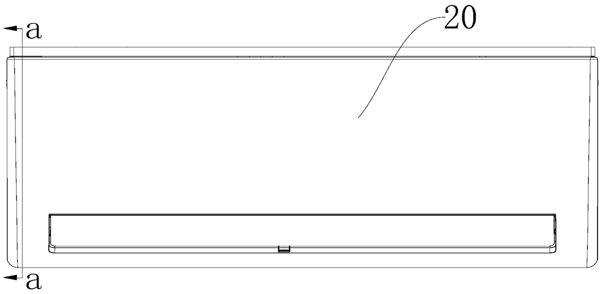 Shell of air conditioner indoor unit and air conditioner indoor unit thereof