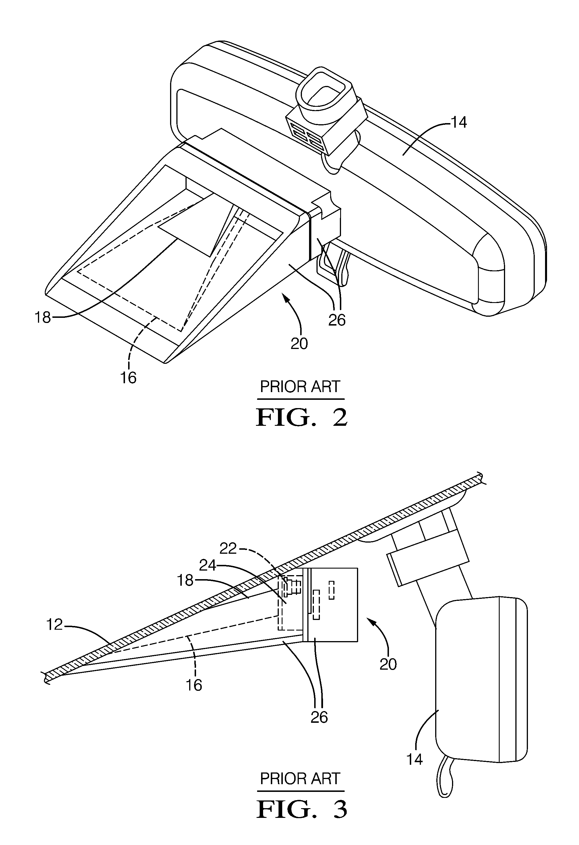 Partial covering radome for a radar unit