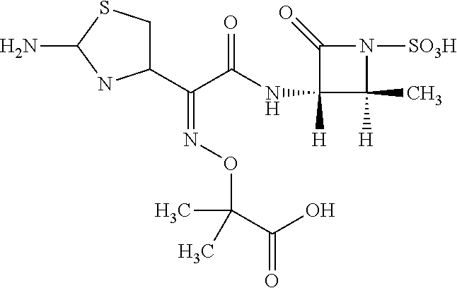 Purification method of aztreonam