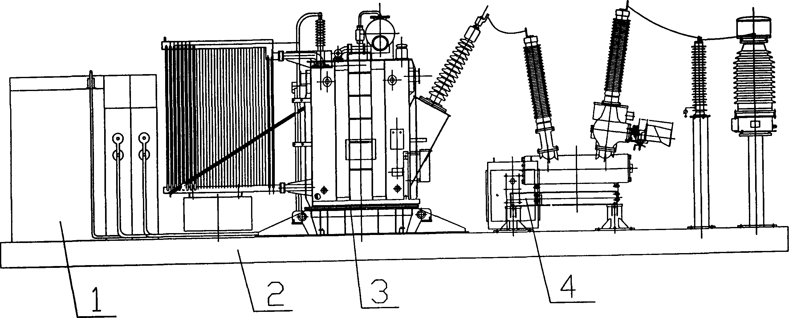 Mobile traction substation