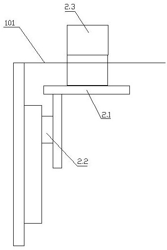 Guide rail type degumming machine