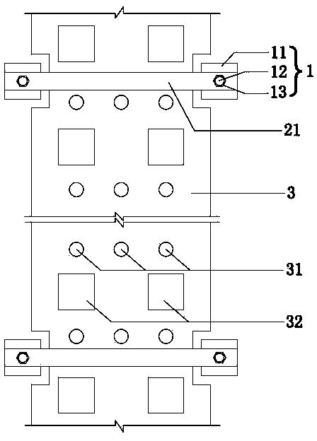 Concrete foundation embedded bolt bracket and embedding method for concrete foundation embedded bolts