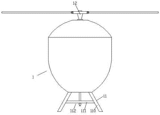 Pesticide spraying device of unmanned aerial vehicle