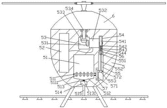 Pesticide spraying device of unmanned aerial vehicle