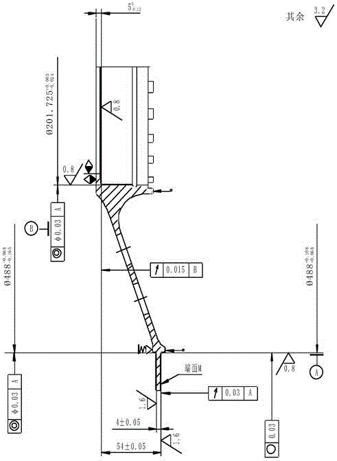 Free state simulating clamping method for bowl-shaped thin-wall ring-shaped part