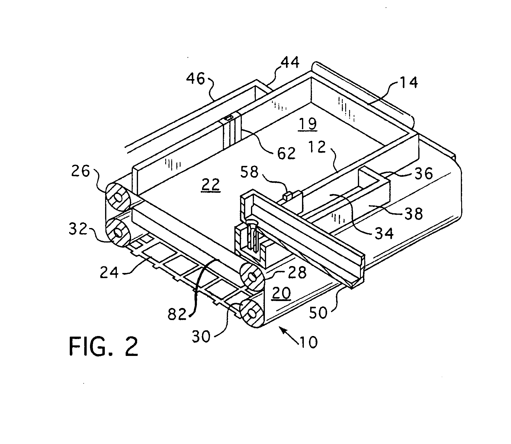 Method of unidirectional solidification of castings and associated apparatus