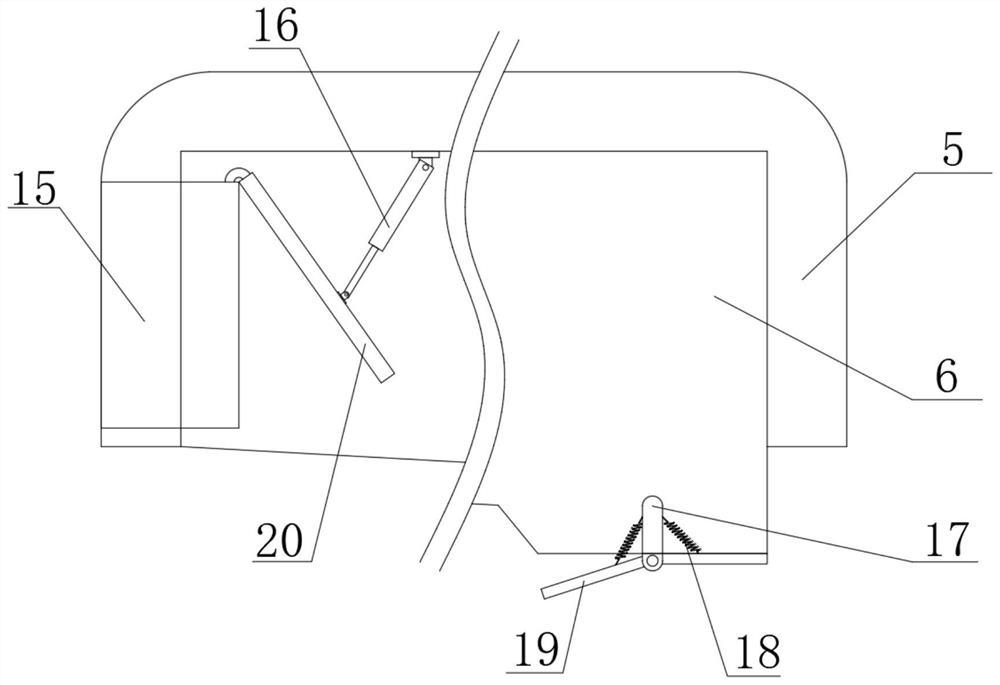 Raw material screening device for powder coating production