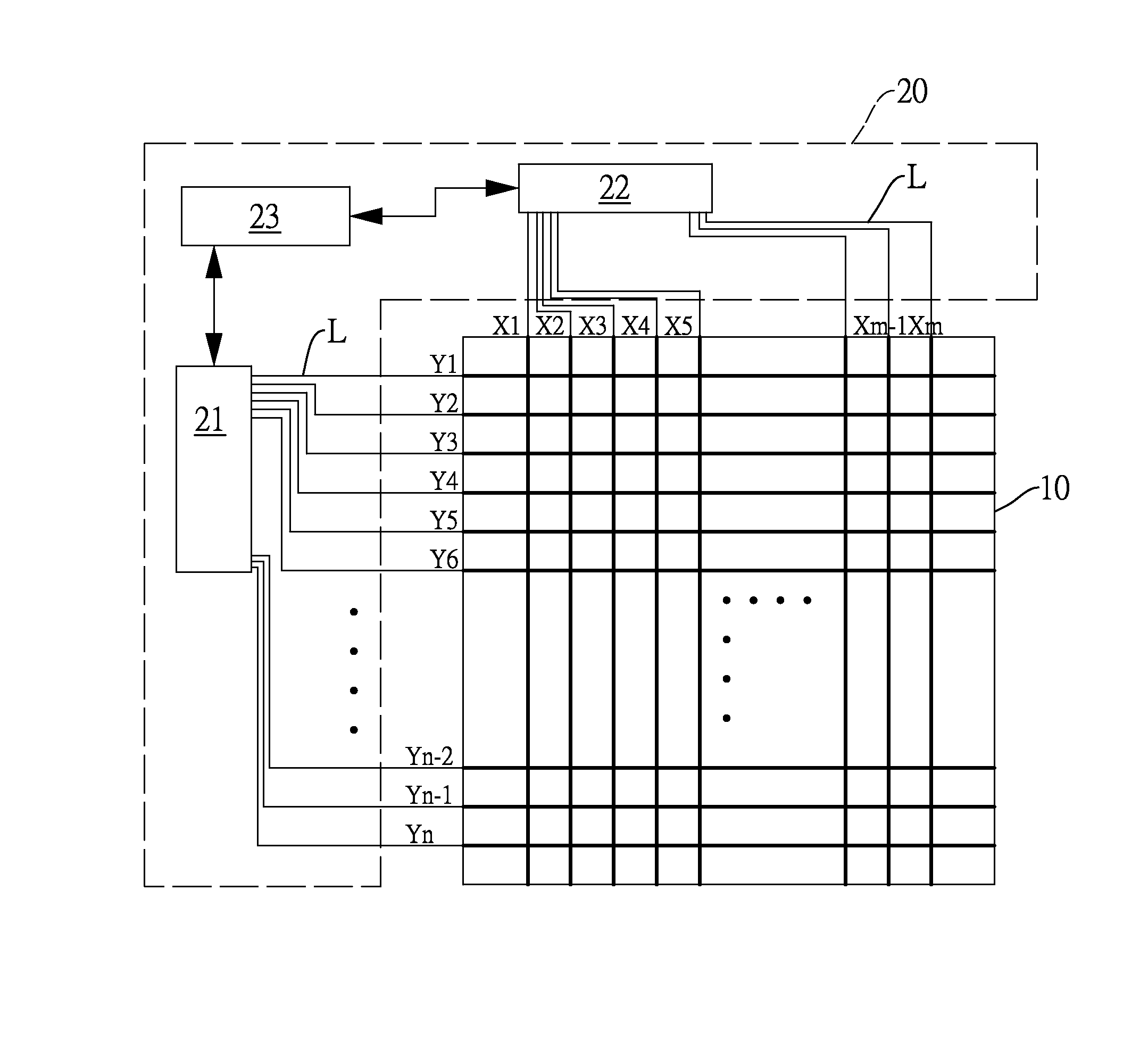 Scanning method with adjustable sampling frequency and touch device using the same