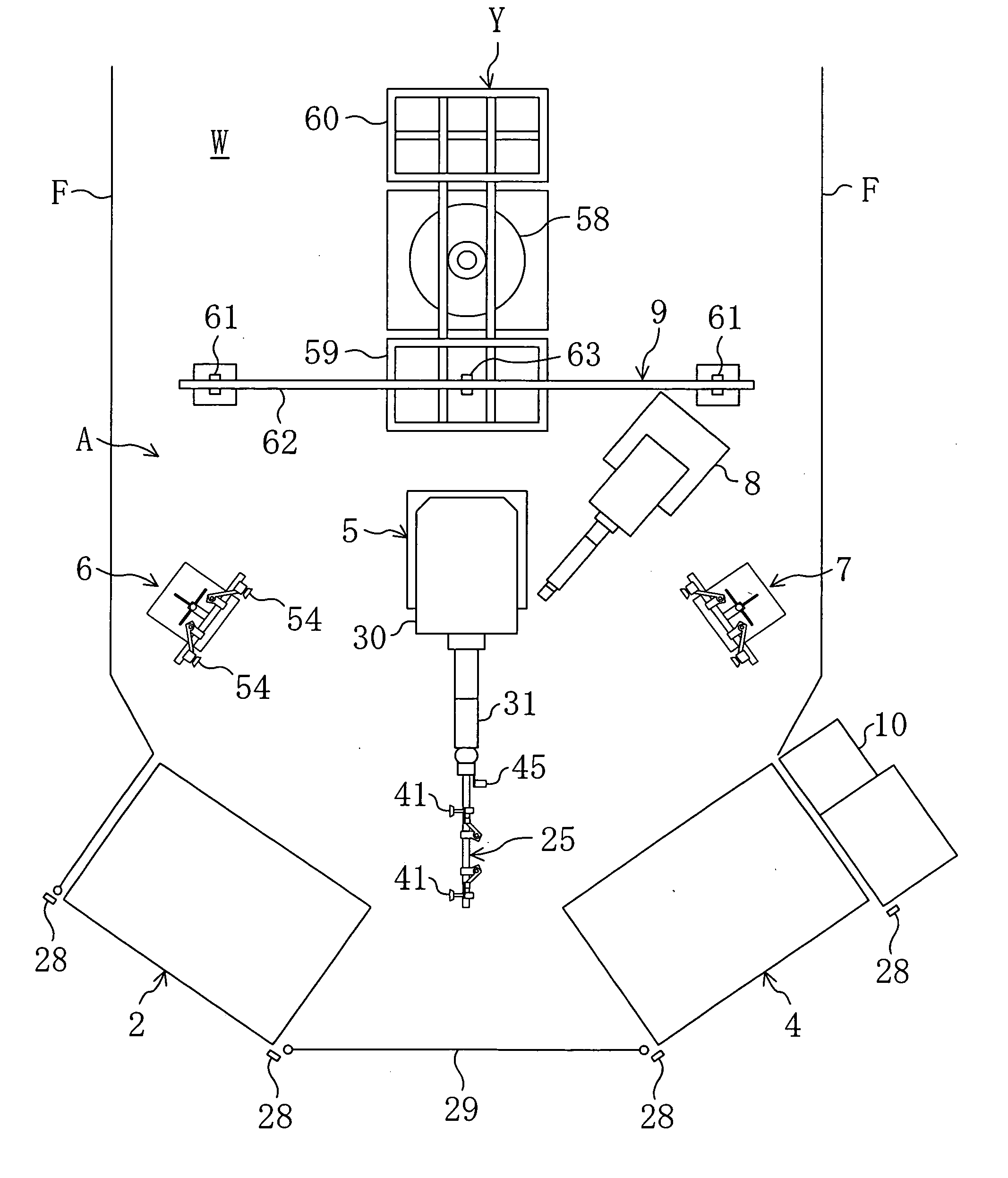 Work conveying method and conveying apparatus employing the conveying method