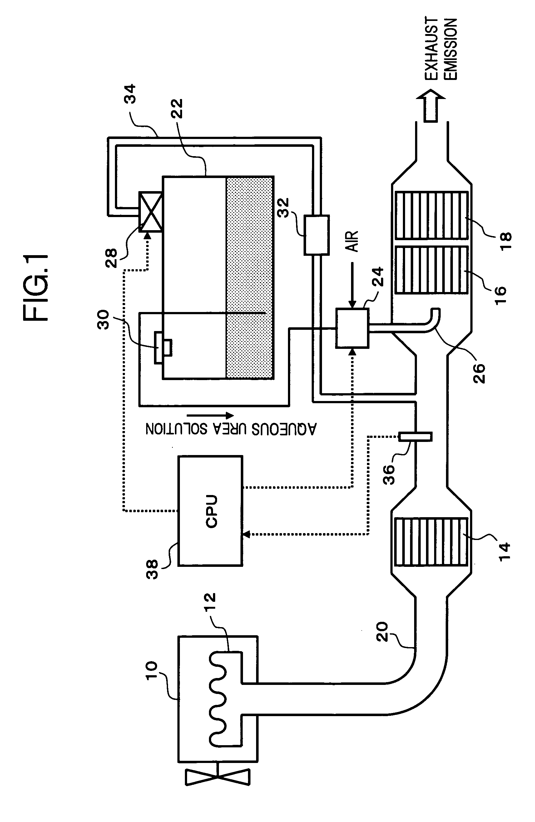 Exhaust emission purifying apparatus for engine