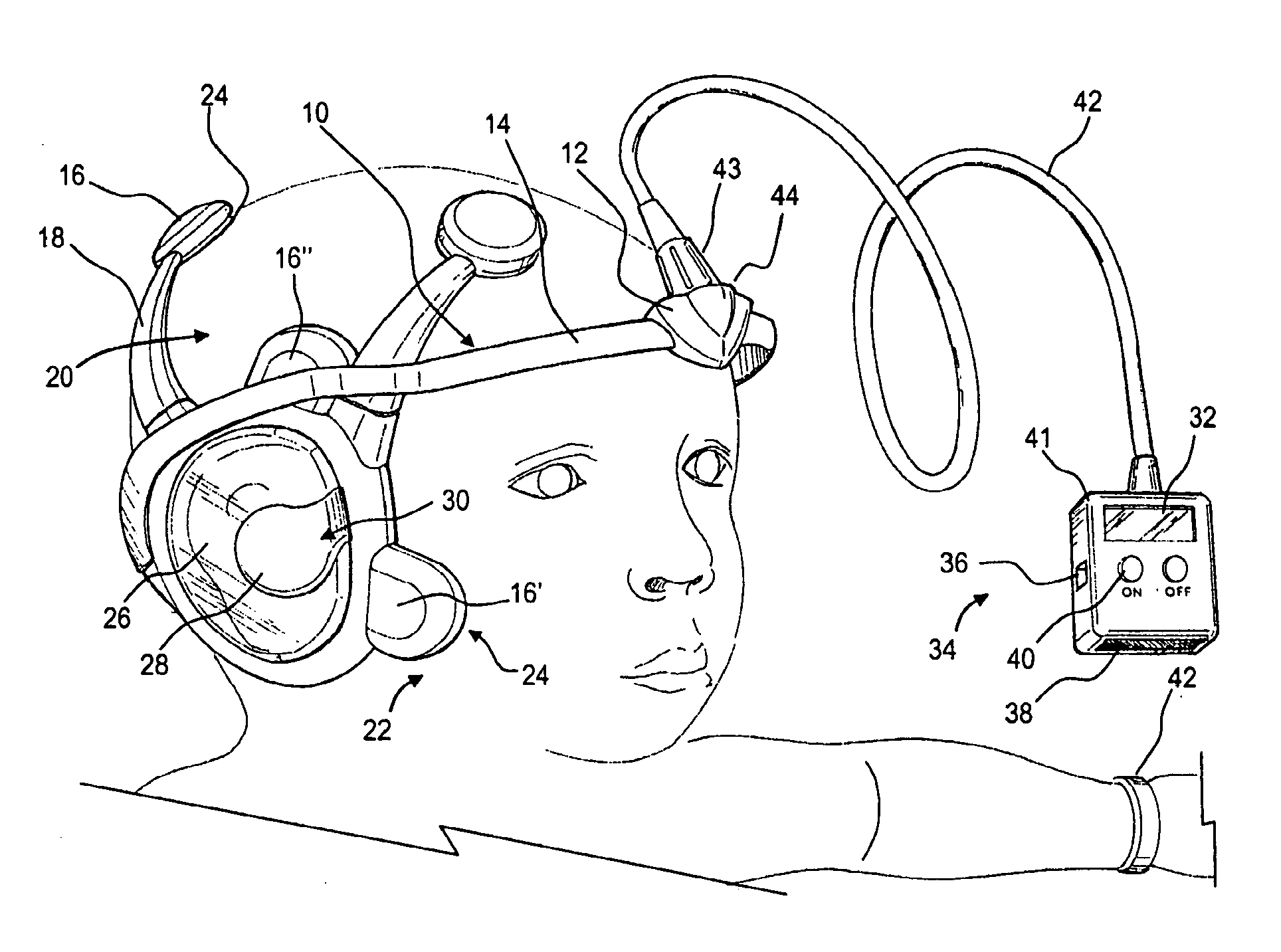 Device and Method for an Automated E.E.G. System for Auditory Evoked Responses