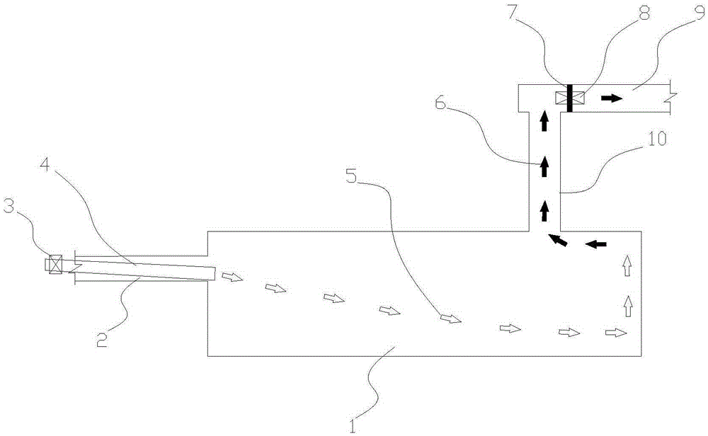 Ventilating smoke dissipating system used for underground cavern construction of large hydropower station