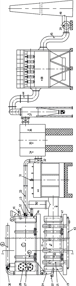 Rotating dual-roller incinerator