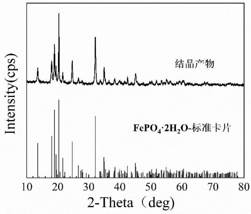 Method for preparing high-purity iron phosphate from iron-containing slag