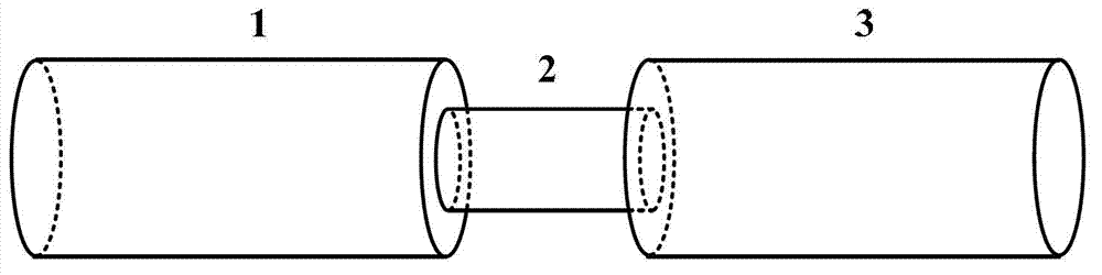 Method for simultaneously measuring temperature and stress of fiber bragg gratings (obtained by corrosion) with different diameters