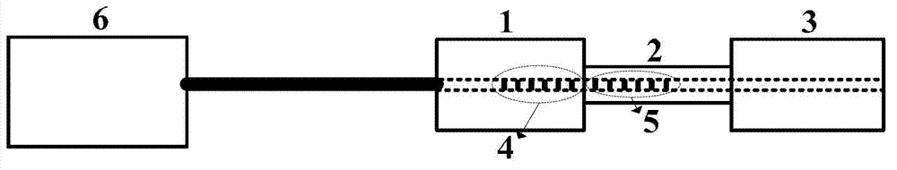 Method for simultaneously measuring temperature and stress of fiber bragg gratings (obtained by corrosion) with different diameters